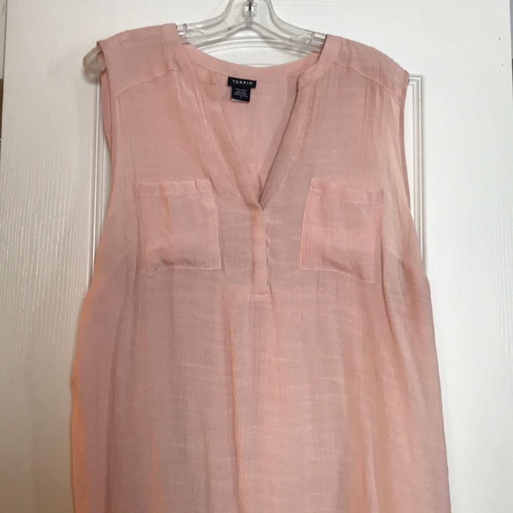 Torrid Sleeveless Crepe Top